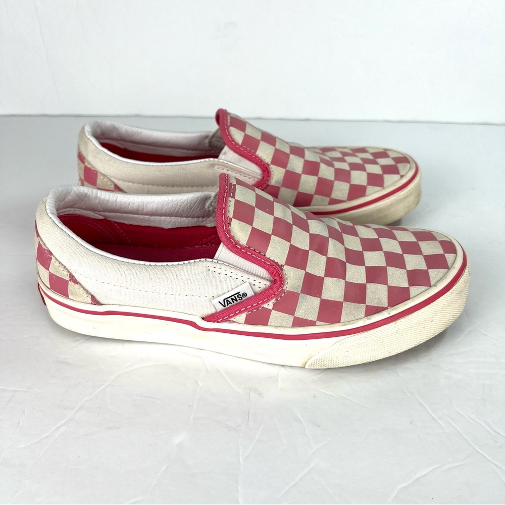 Vans Checkerboard Vans size 6.5 Pink/White Skateboard Y2K ADD TO A BUNDLE